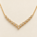 Mila Crystal Necklace close-up detail