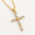 Nina Cross Necklace — close-up detail