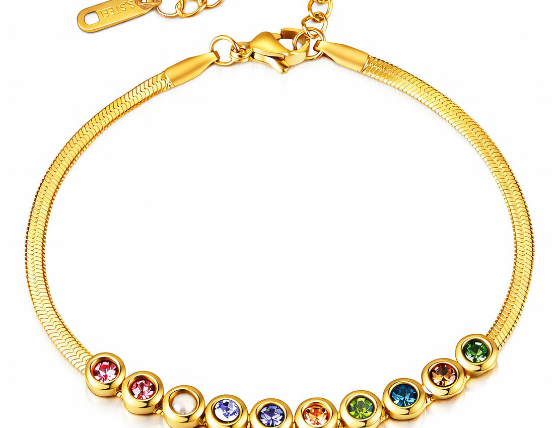 Nina Crystal Bracelet close-up detail