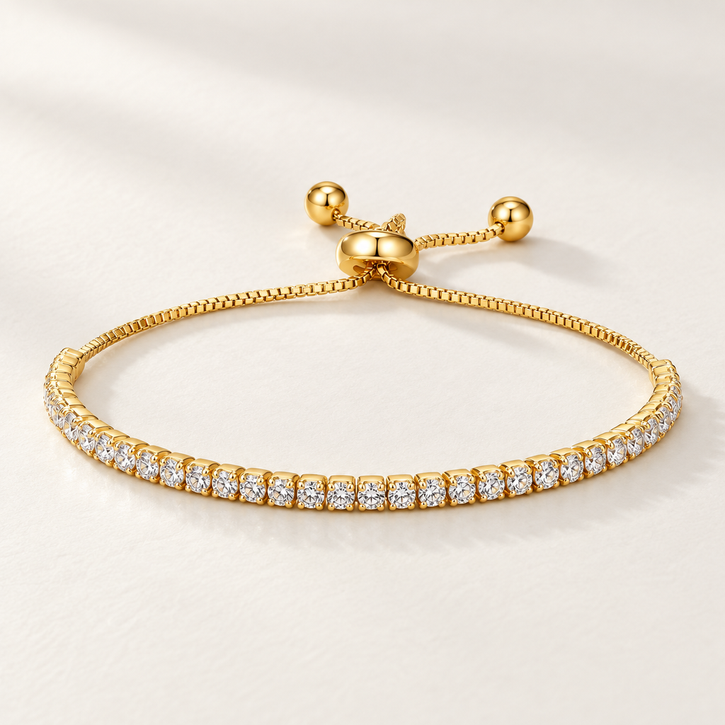 Noelle Tennis Bracelet detail