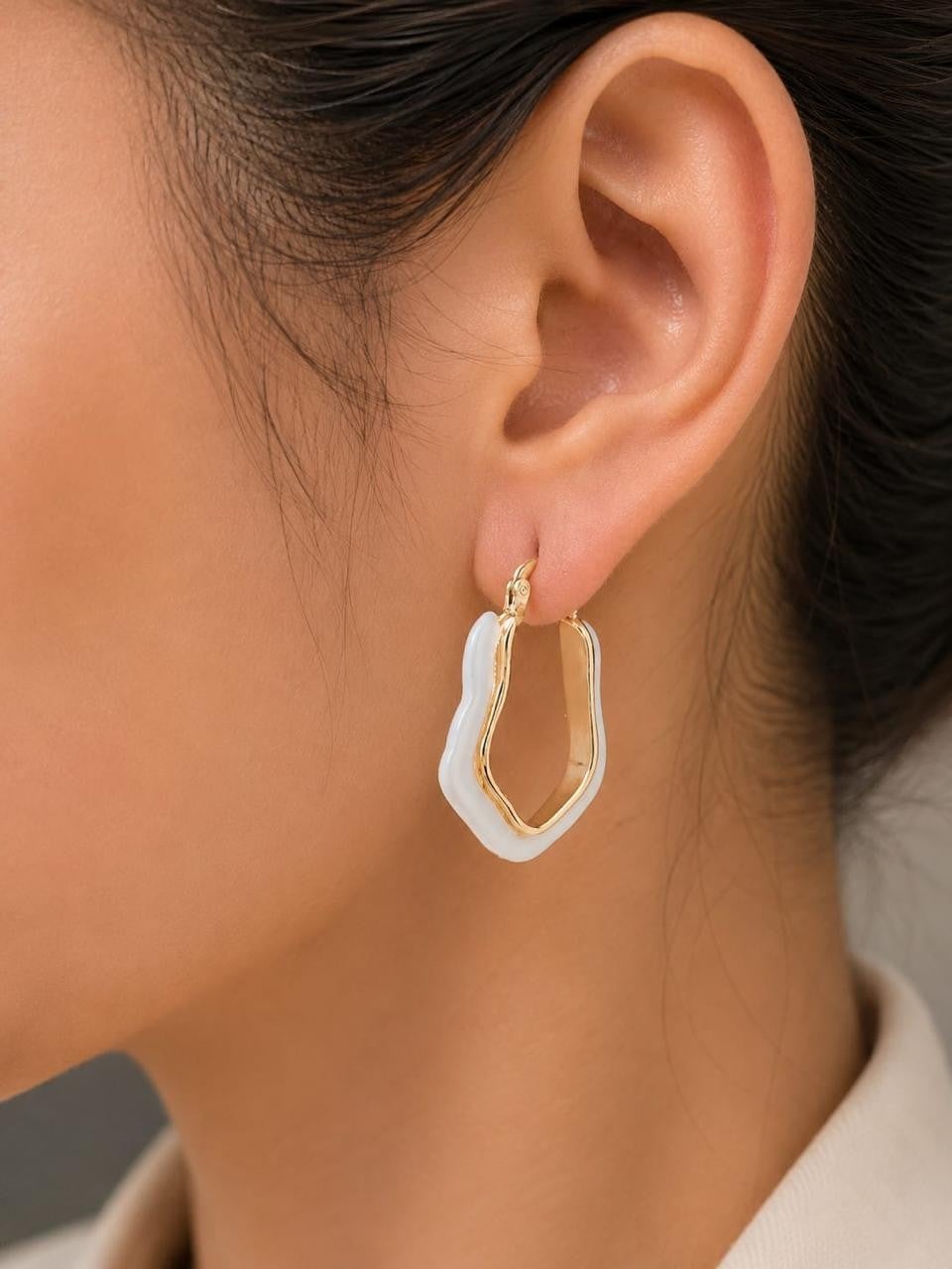 Organic Enamel Hoops