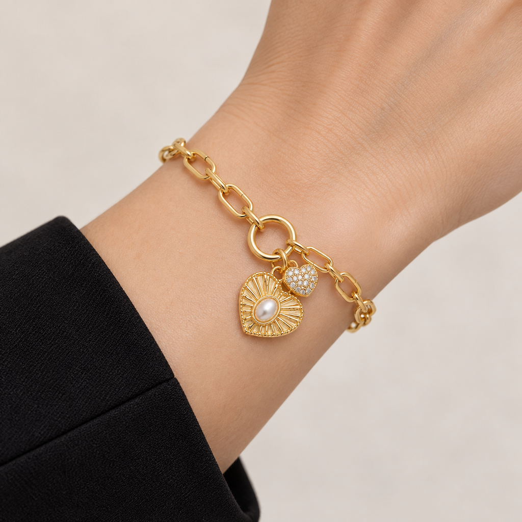 Protective Eye Paperclip Bracelet — bracelet worn on wrist