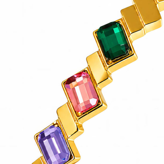 Rosalie Crystal Bracelet macro detail