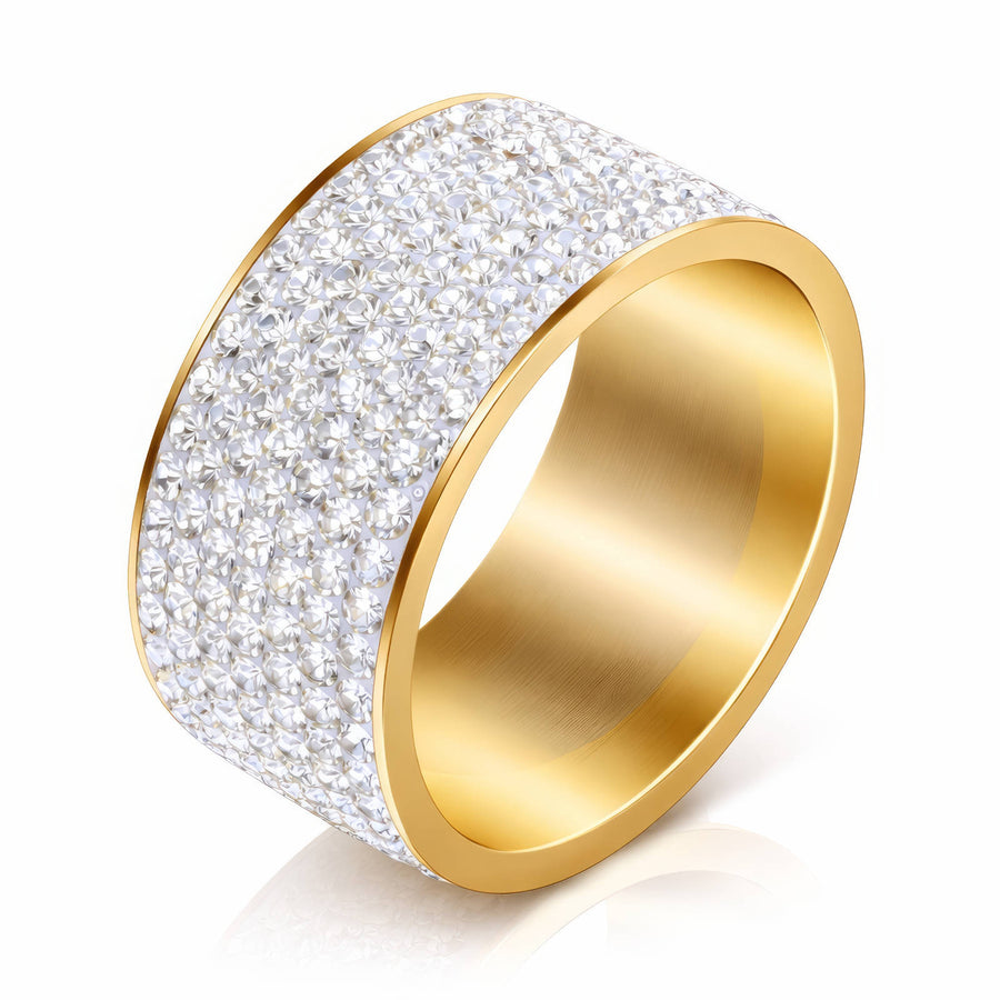 Serena Crystal Ring close-up