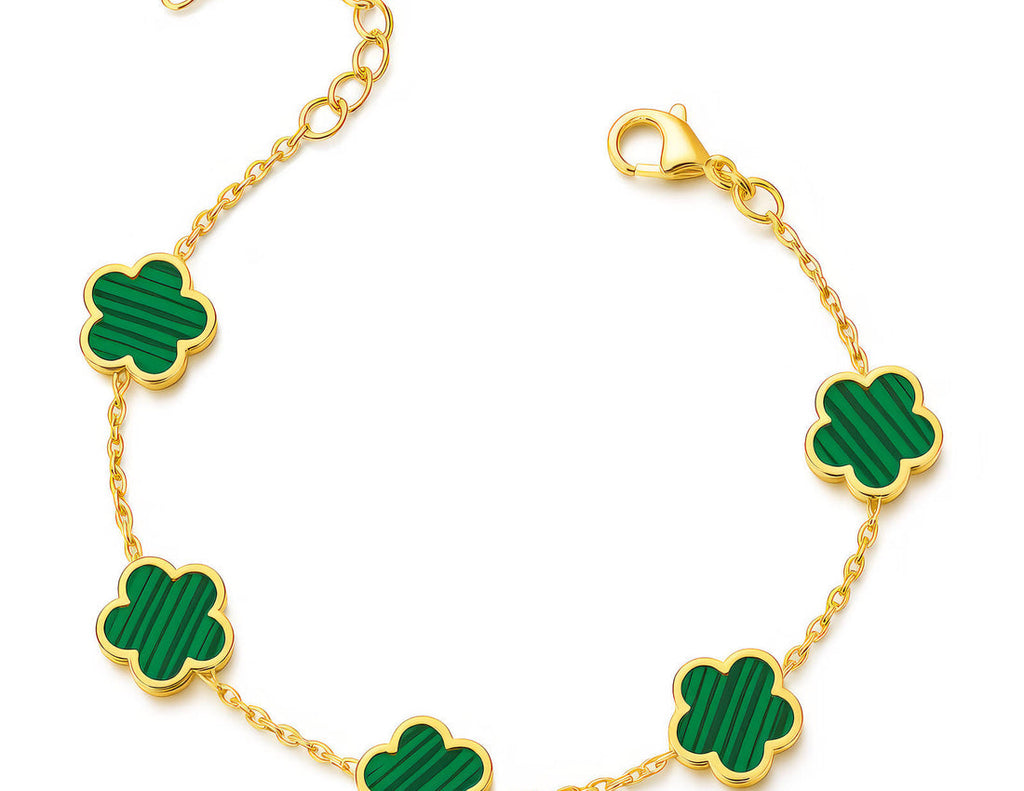 Siena Floral Meadow Bracelet close-up detail