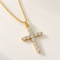 Solene Cross Necklace detail