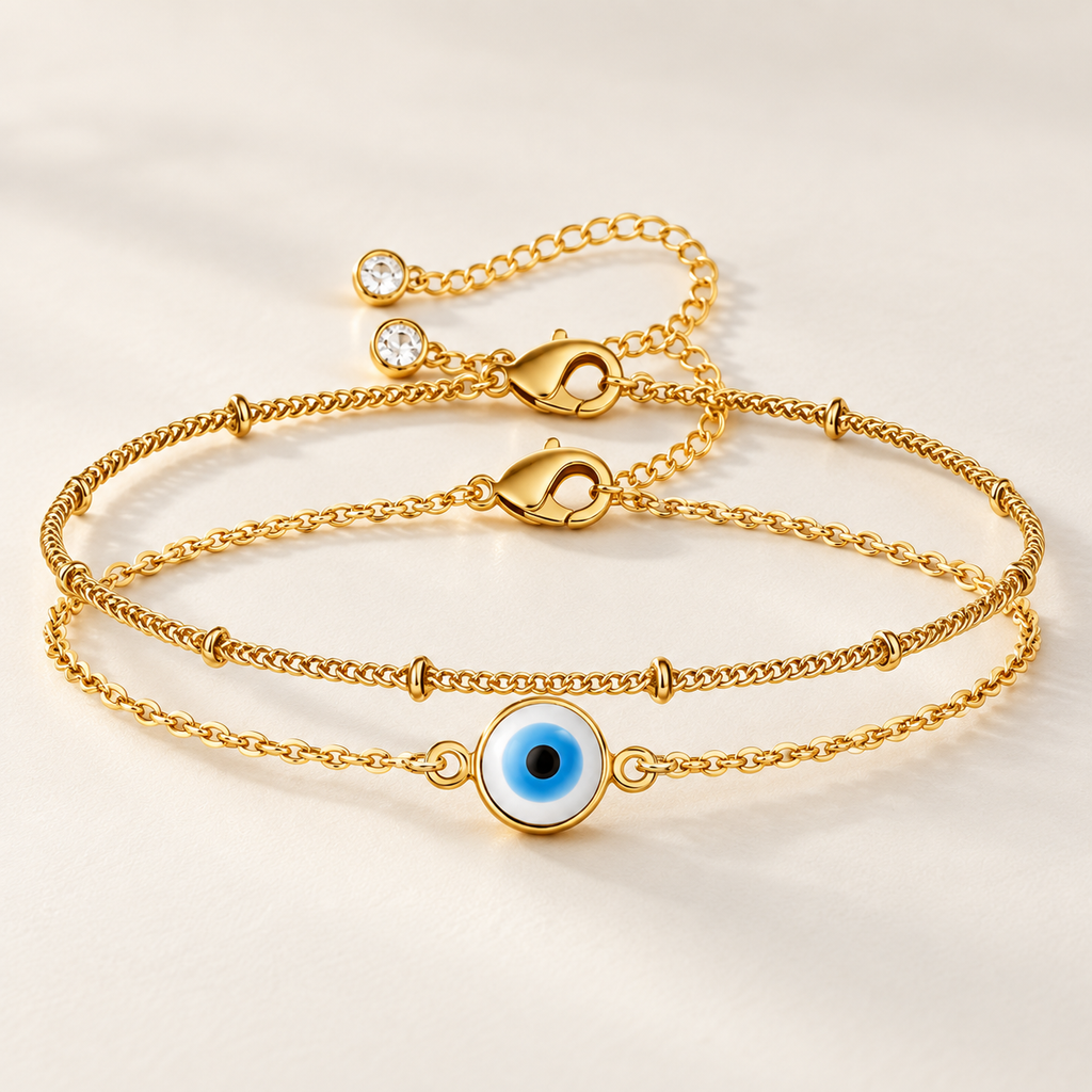 Solene Evil Eye Bracelet detail