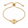 Sparkling Cross Adjustable Bracelet — main