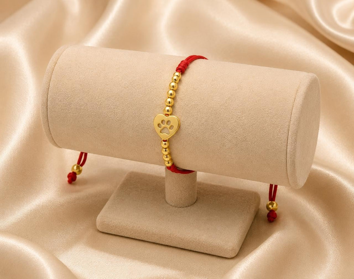 Pulsera Huellitas  -Gold Plated