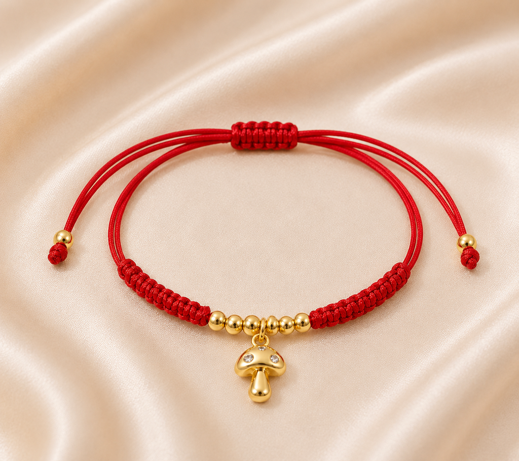 Pulsera Hongo Místico - Gold Plated