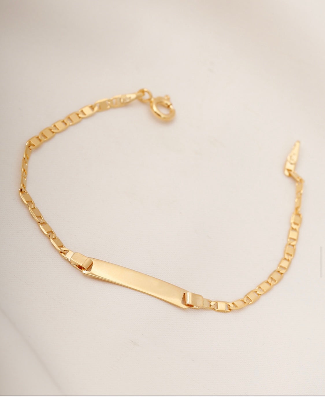 18K Gold Filled Kids ID Bracelet