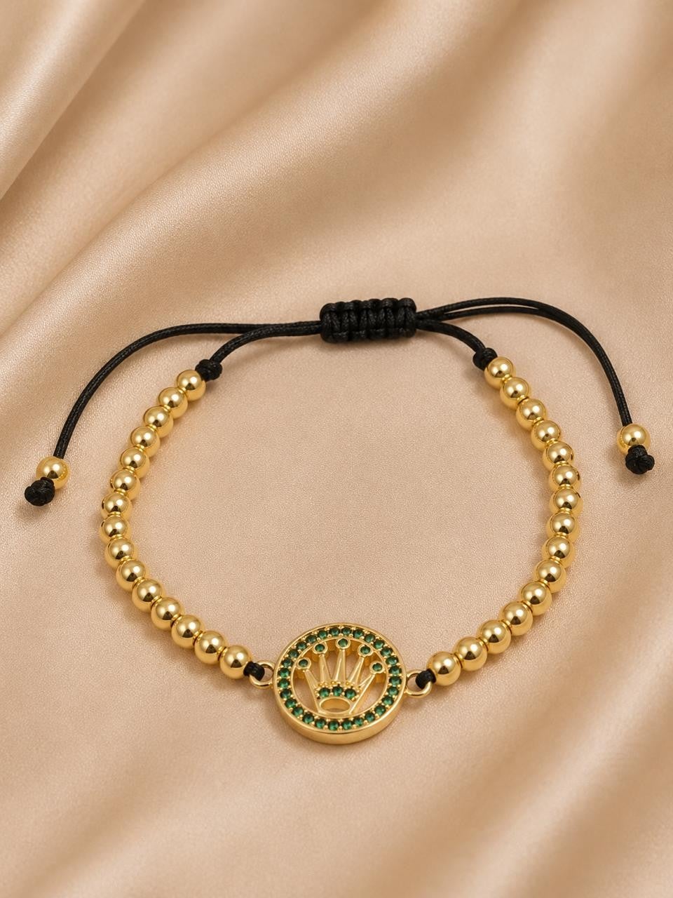 Bracelet Luxury Crown Ajustable - Gold Plated