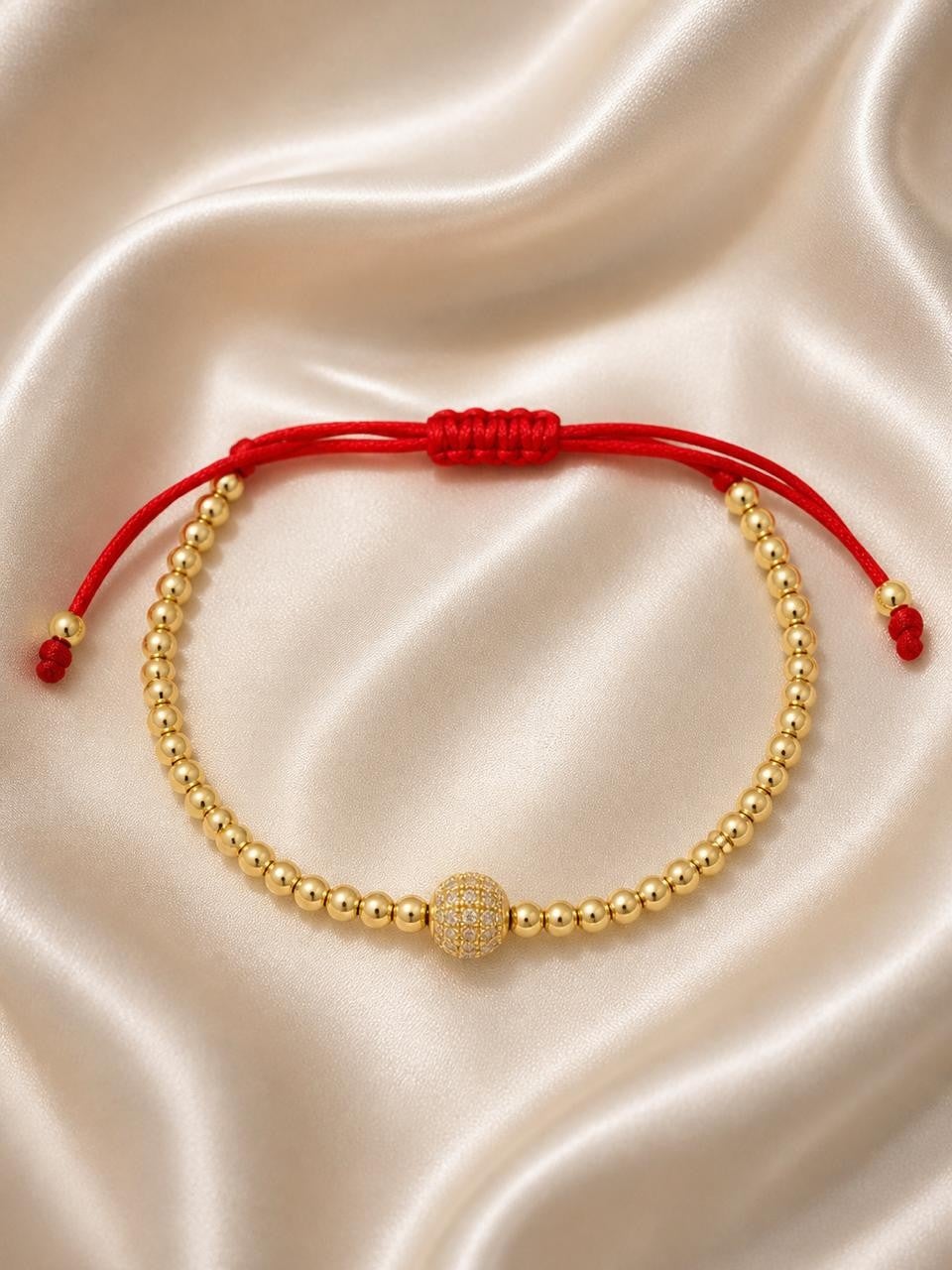 Bracelet bola de fuego - Gold Plated