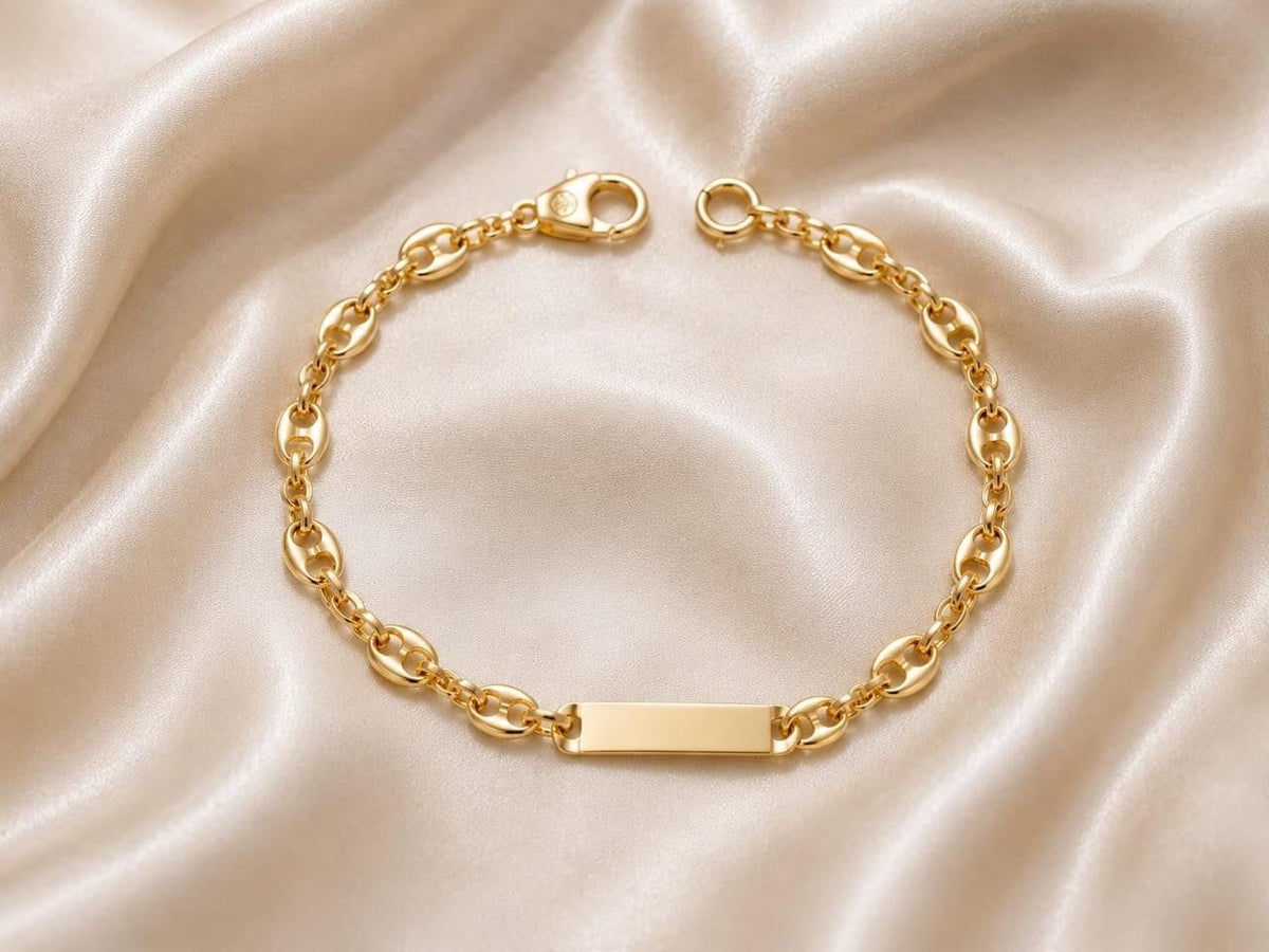 Kids ID Bracelet - Gold Filled18k