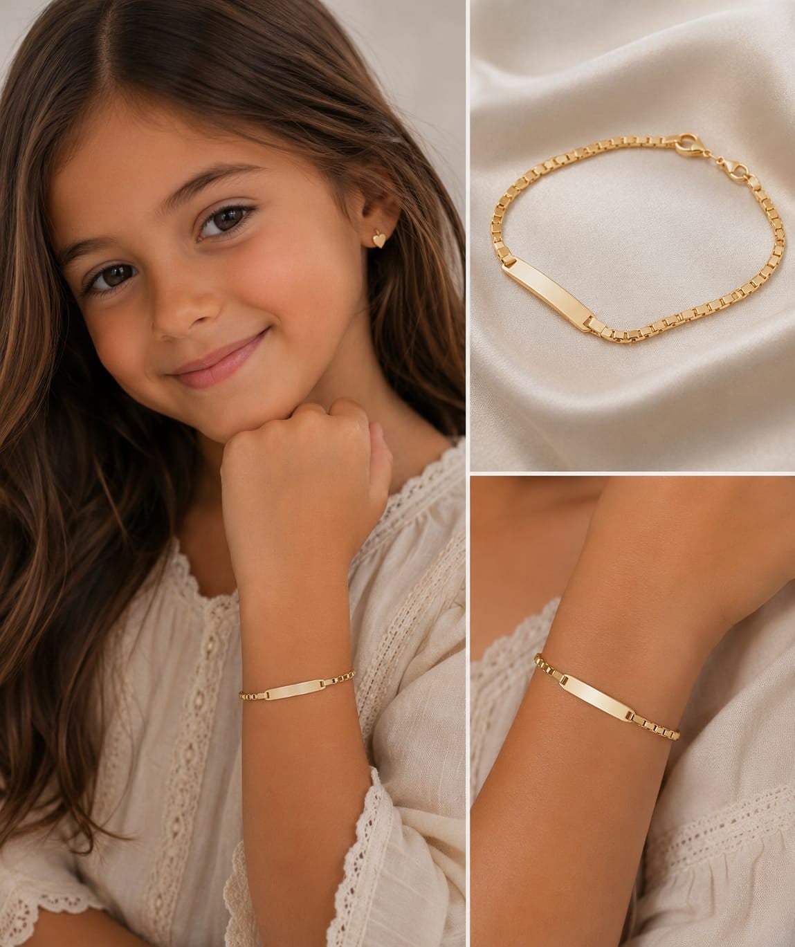 Bracelet for kids - Gold filled18k