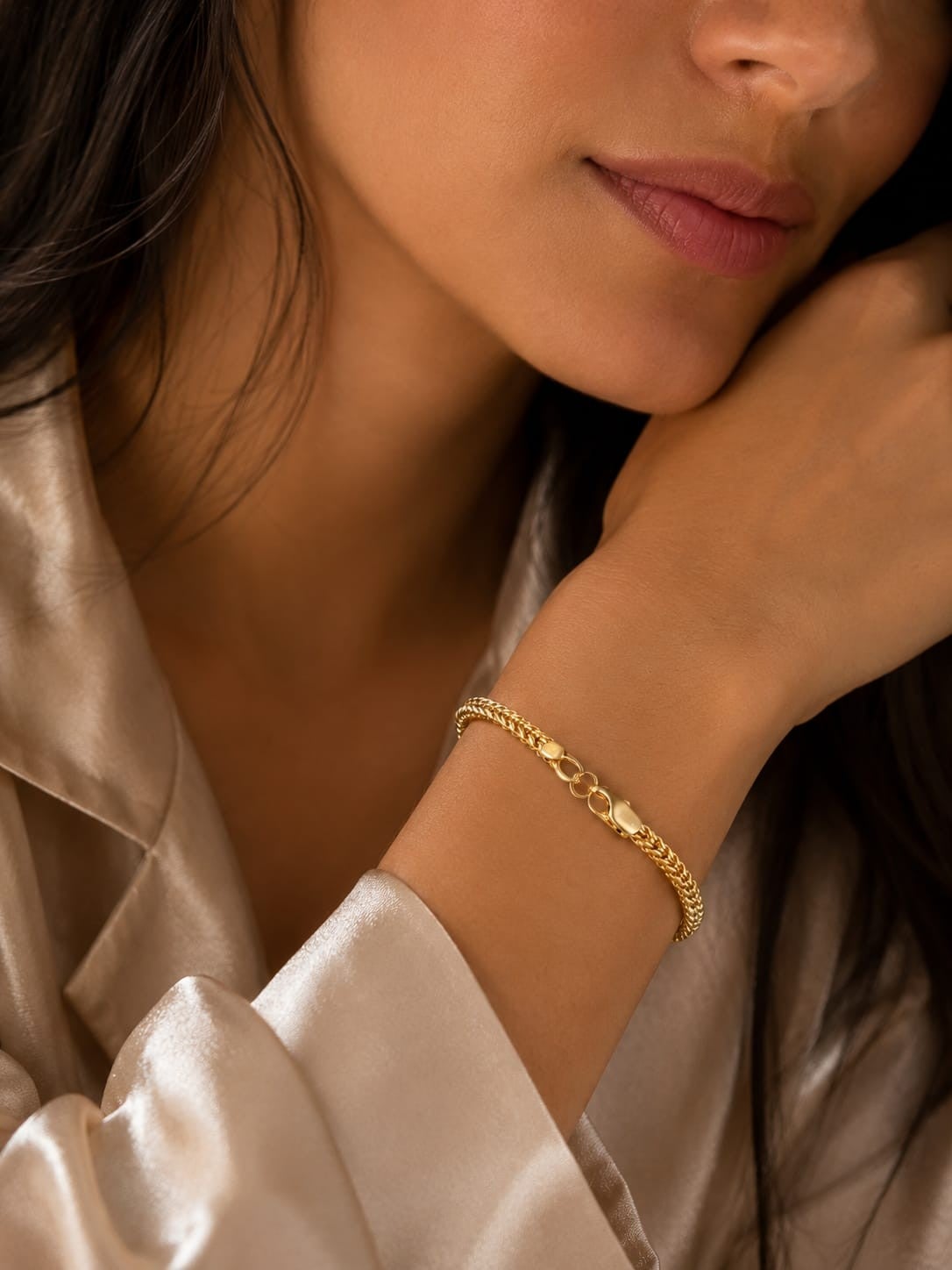 kPulsera cubana  7.5”- Gold Filled