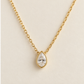 Vela Crystal Necklace close-up detail
