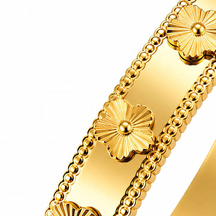 Violette Floral Meadow Bracelet macro detail